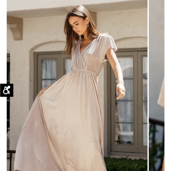 COPY - Bohme maxi champagne dress. Worn once, excellent condition - Picture 9 of 9